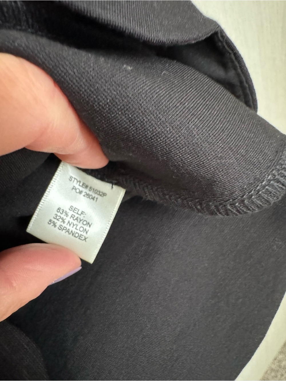 Skies Are Blue Black Scallop Hem Mini Skirt Sz SP - Picture 9 of 9